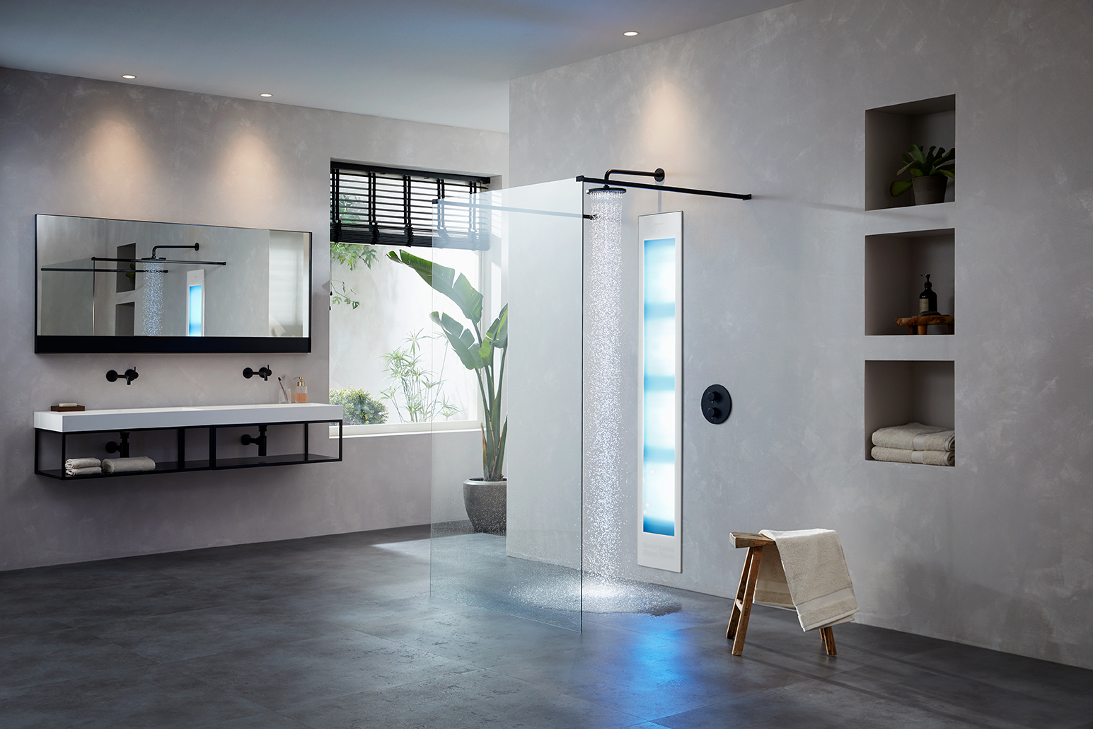 Sunshower badkamer