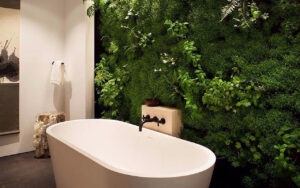Groene duurzame badkamer
